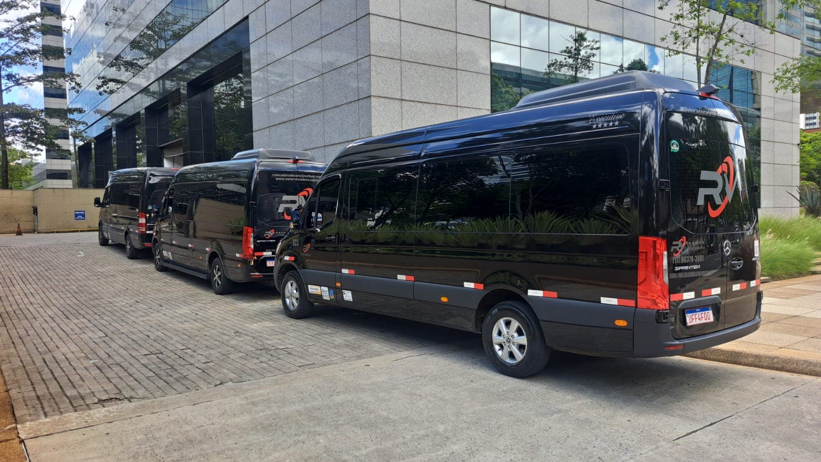 Van executiva da RV Locadora de Vans